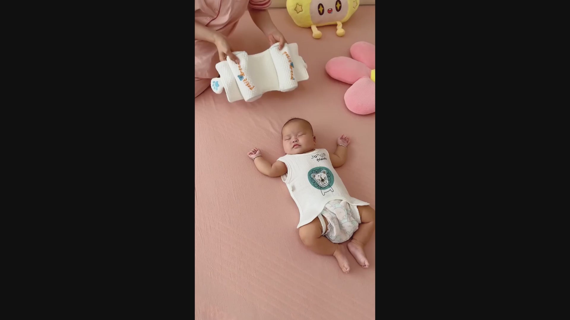 Baby Head Shaping Pillow 0-12 Months | COD Available | Free Delivery|Random Colour